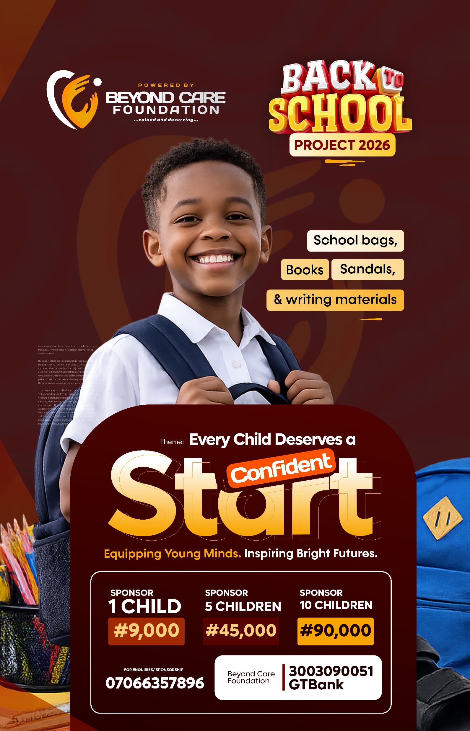 Beyond Care Foundation children outreach
